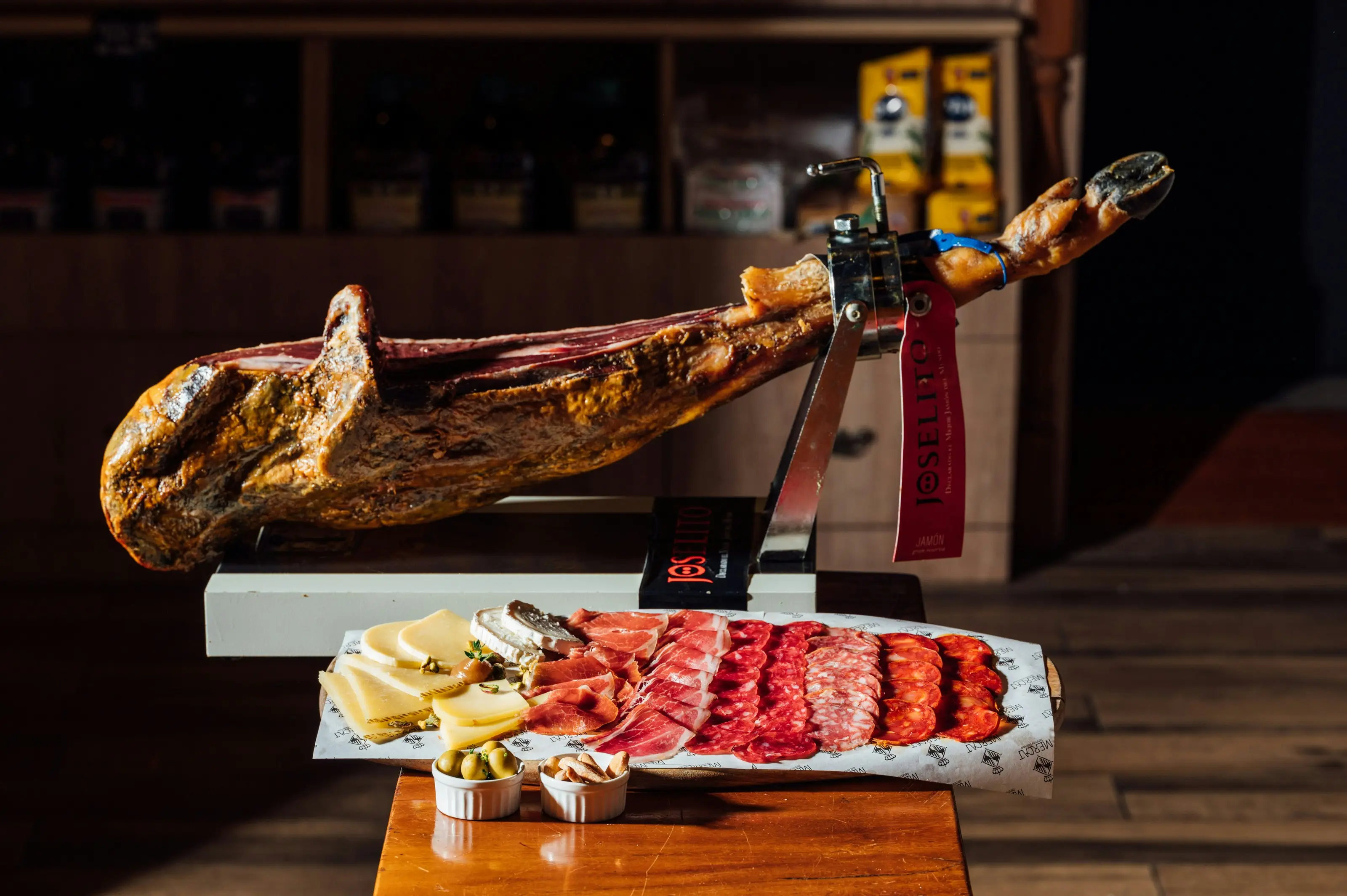 Tast de pernil ibèric i classe magistral